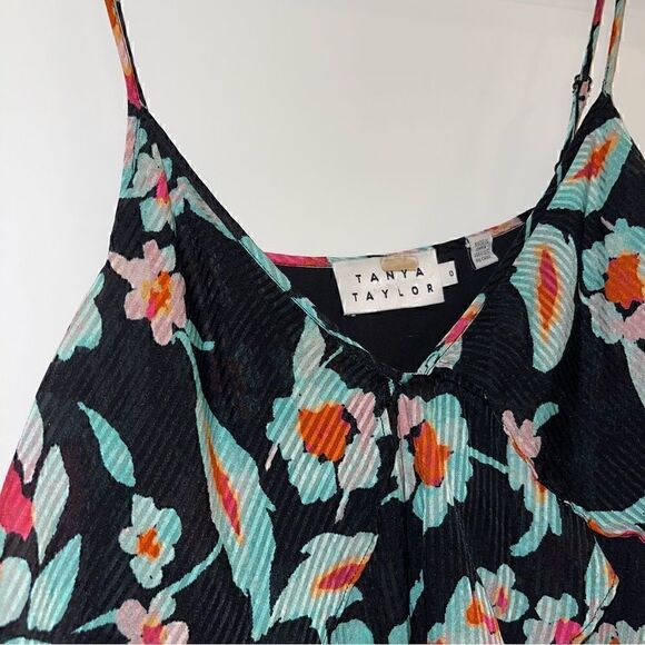 TANYA TAYLOR 100% Silk Mosaic Floral Lorena Dress - Picture 3 of 9